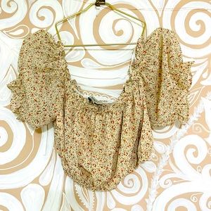 Romantic crop top